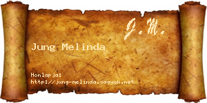 Jung Melinda névjegykártya